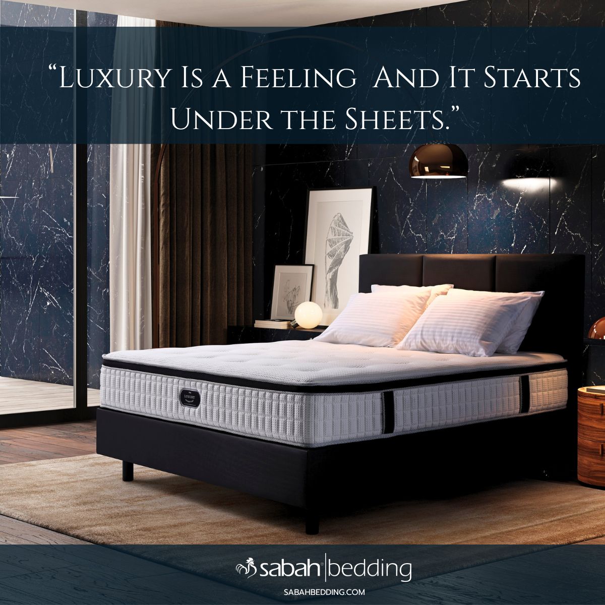 ✨ Luxury Is a Feeling — And It Starts Under the Sheets.